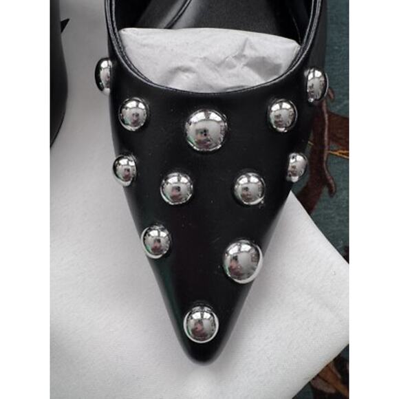 RARE!!! ZARA Embellished Slingbacks NWT - Picture 7 of 16